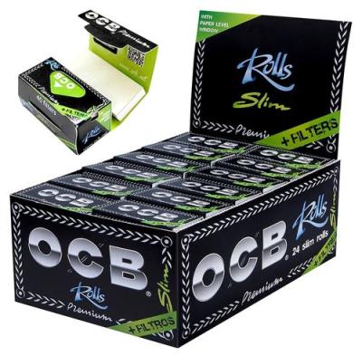 Сиг.бумага OCB ROLLS Slim Premium в рул+40 БУМ.ФИЛЬТР(44mm х 4000mm) фото