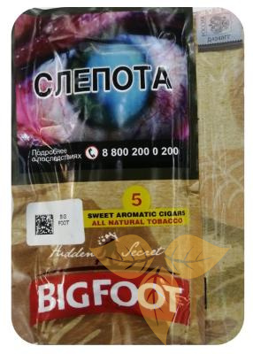 Сигариллы Big Foot Sweet Aromatic (5 шт.) фото