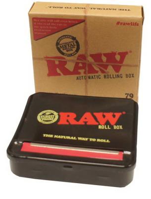 Машинка сигарет. RAW BOX (портсигар) 79мм - Табакерия