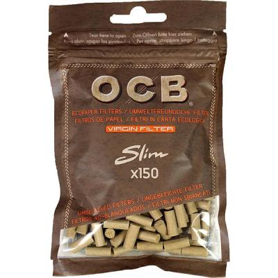 Сигарет.фильтры OCB Slim Unbleached BFOCBUNB   (x150шт) фото