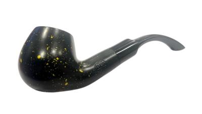 BPK Kenvelo ТОЧКИ (желтый) briar pipe 9 mm filter 73-66 в Москве