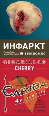 Сигариллы Cariba Wood Tip Cherry (4 шт.) фото