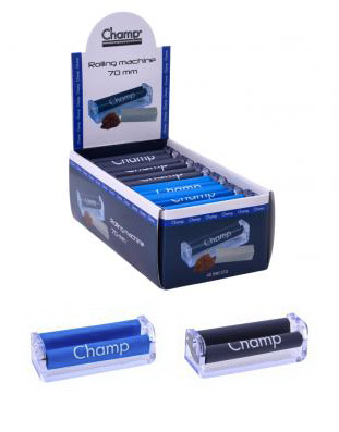 Машинка сигарет. CHAMP plast 70mm прозрачные 590370 - Табакерия